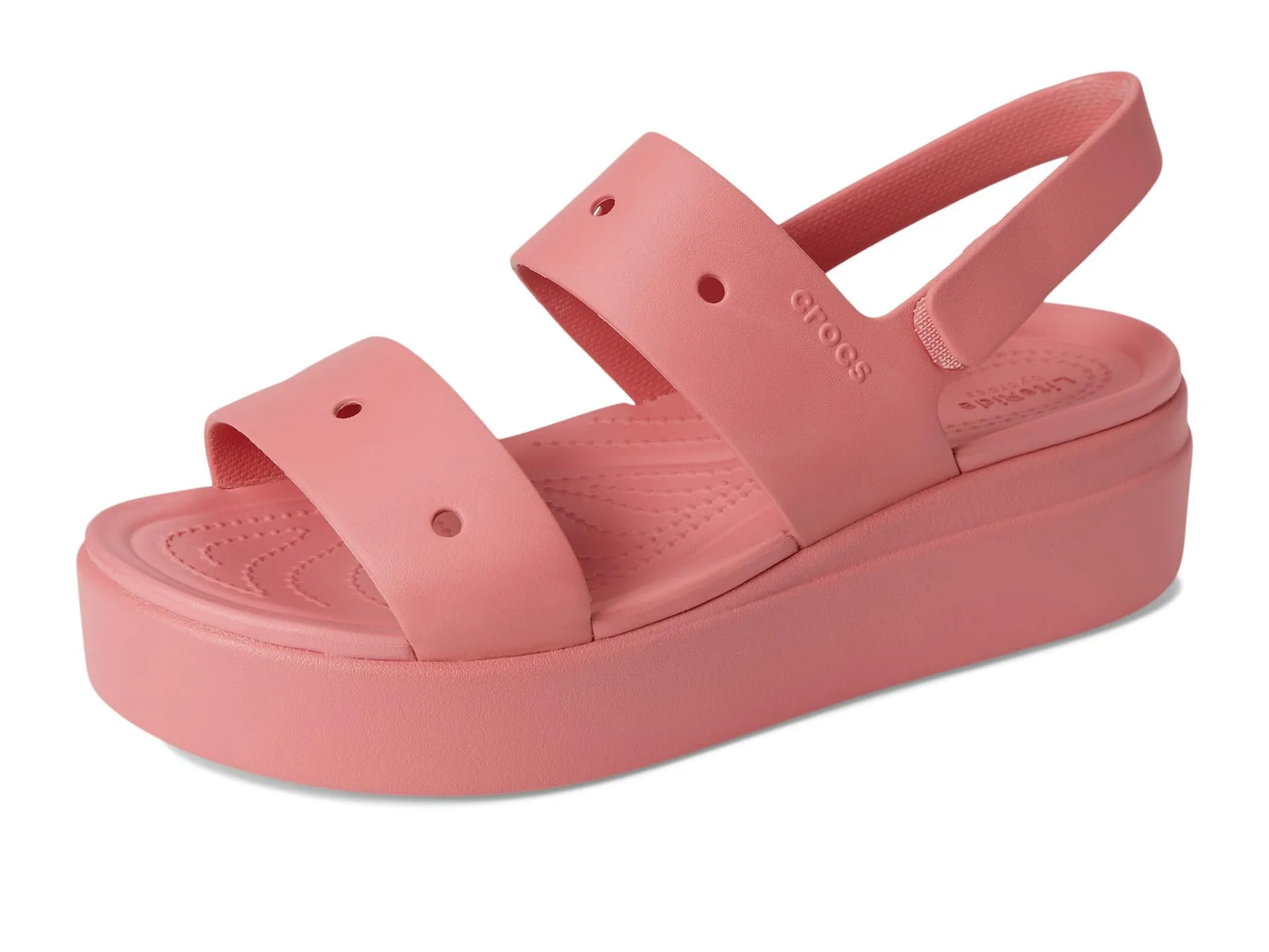Crocs Sandali da donna Brooklyn 4u con zeppa bassa, 5 - immagine 7