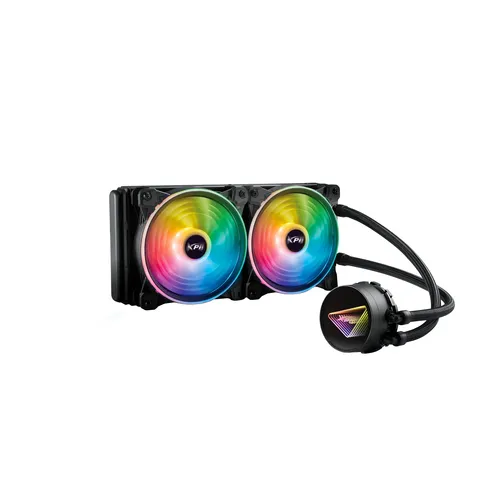 Adata Xpg Dissipatore CPU Acqua Levante X 240 Argb Black Rgb Mirror Pump Head Adlevantex240bkcww - immagine 1