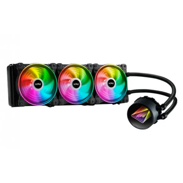 Adata Xpg Dissipatore CPU Acqua Levante X 360 Argb Black Rgb Mirror Pump Head Adlevantex360bkcww - immagine 1