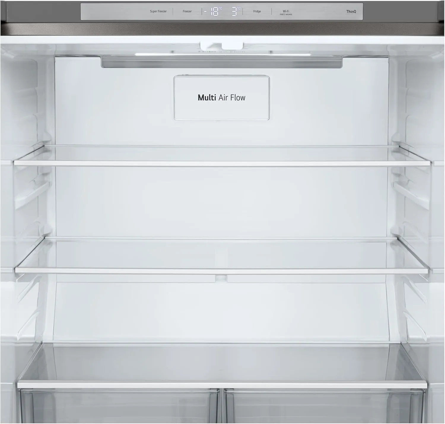 LG GMB860PYDE Frigorifero Multidoor Slim, Frigorifero 4 Porte Classe E, 530L, Wi-Fi, Linear Cooling, Smart Diagnosis, Compressore Smart Inverter, Total No Frost, Design porte piatte, Prime Silver - immagine 13