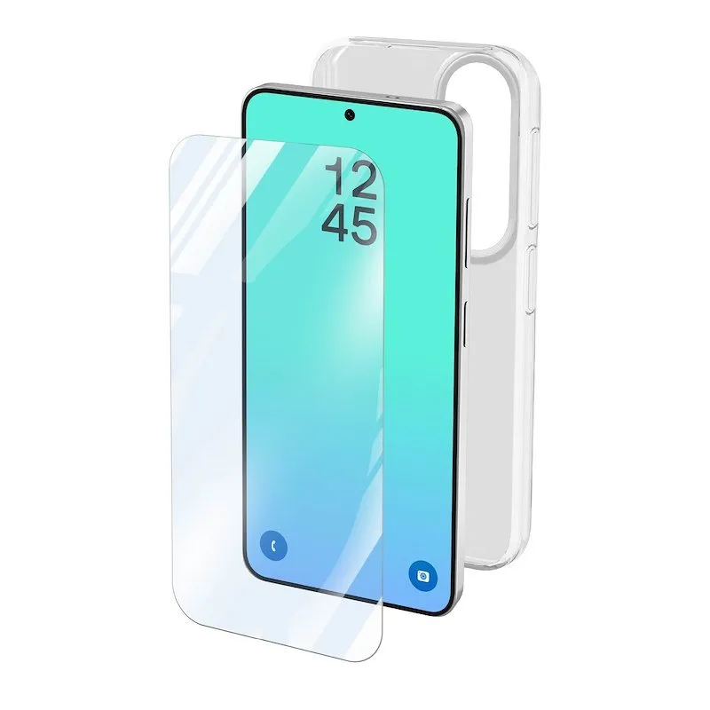 Cellularline Custodia e Vetro Temperato Samsung Galaxy A27 Protection Kit - immagine 1