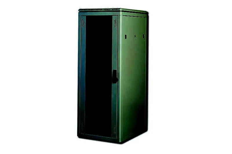 Armadio 22 Unità Linea Professionale (A)1200 X (L)600 X (P)600 Mm. Colore Nero Ral9005 (Dn-19 22U-6/6-Sw) - immagine 1