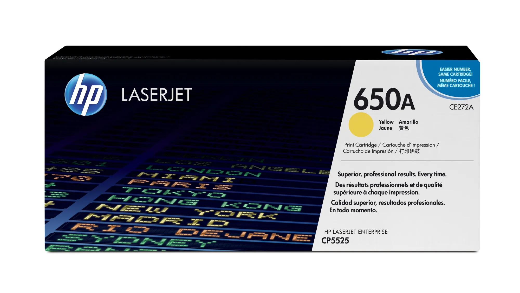 ORIGINALE HP toner giallo CE272A 650A 15000 pagine - immagine 1