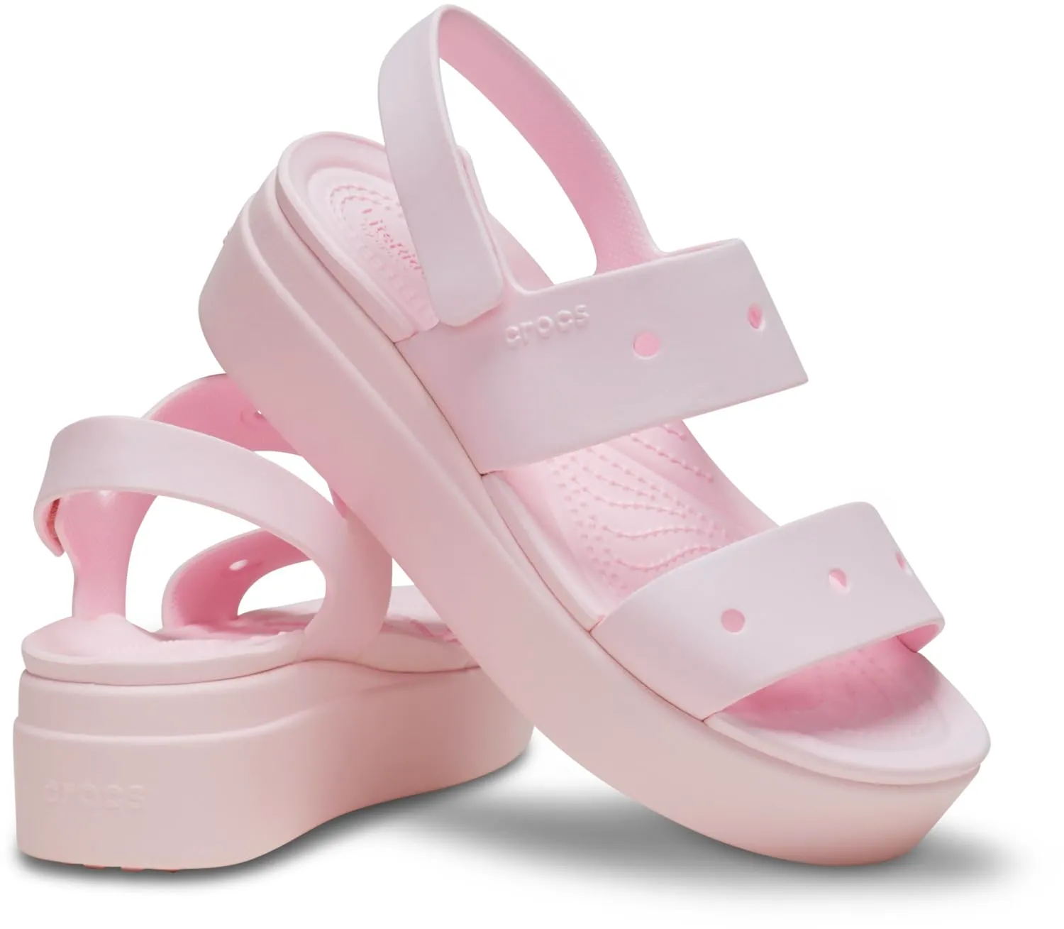 Crocs Brooklyn 4U Sandalo, Rosa Latte, Donna, EU 41-42 - immagine 4