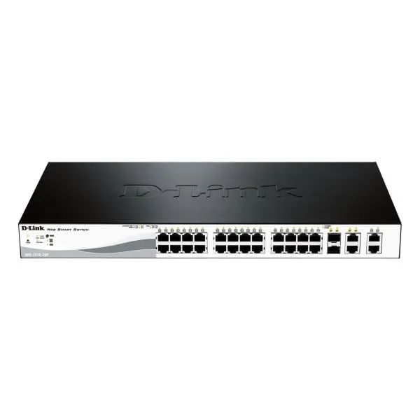 D-Link Switch 24 Porte Gigabit + 4 Sfp Smart+ DGS-1210-28 - immagine 1