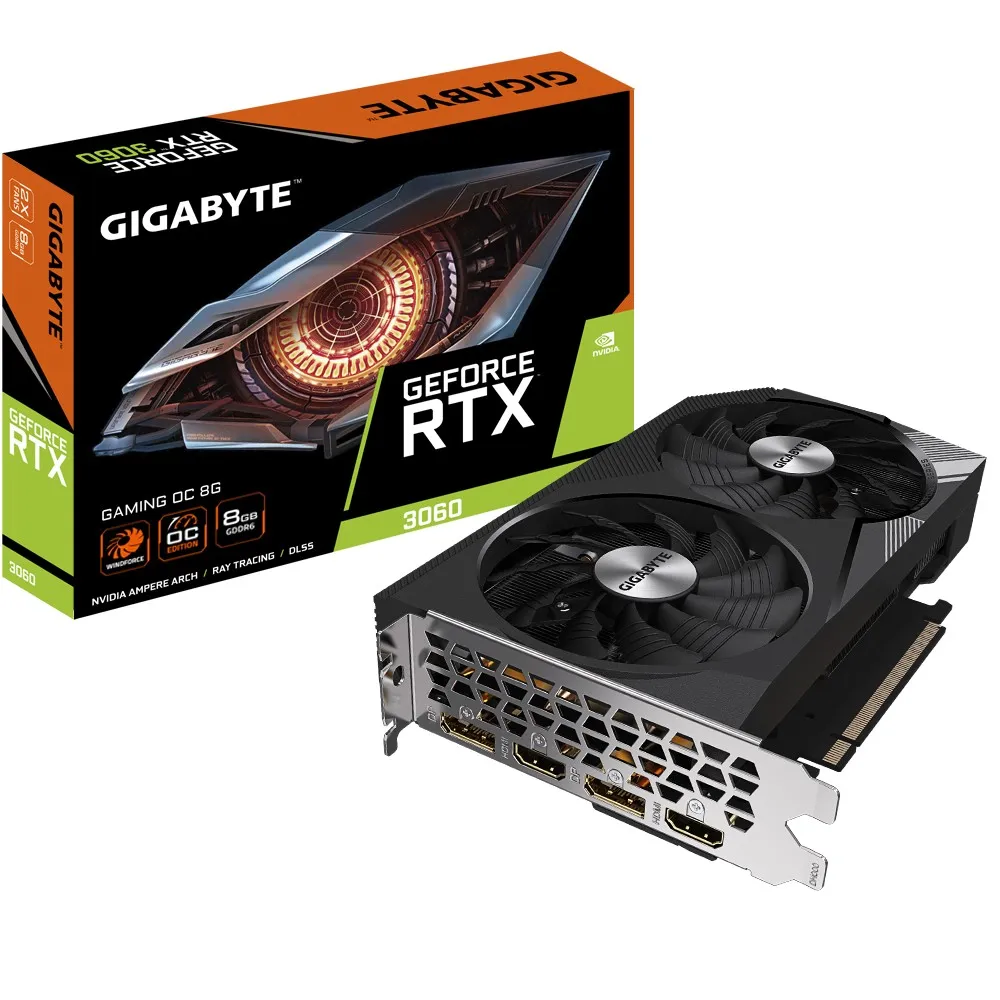 GigaByte GeForce RTX 3060 WindForce V2 OC 8GB - immagine 1