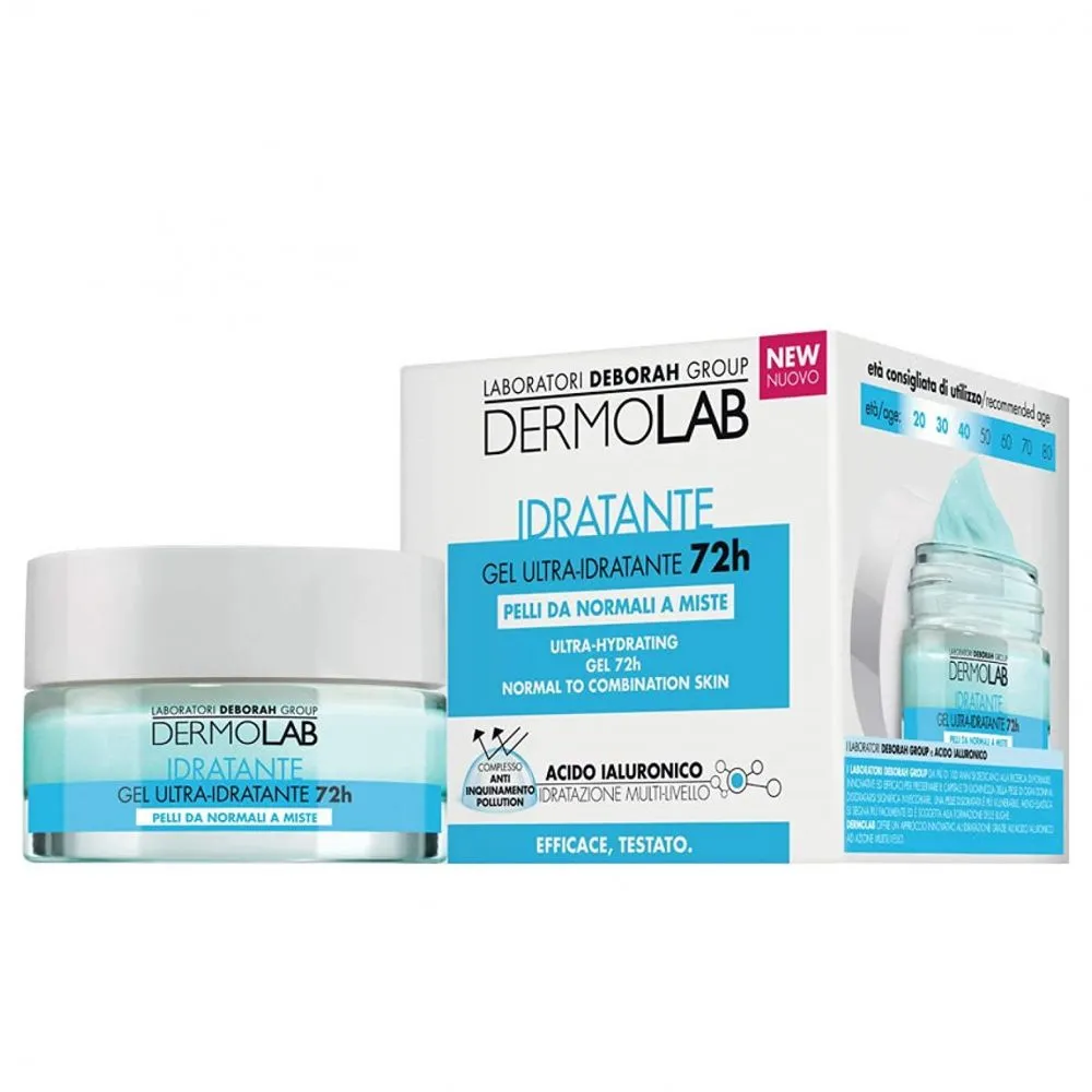 Dermolab Viso Gel Ultra-Idratante 72H 50ml - immagine 1