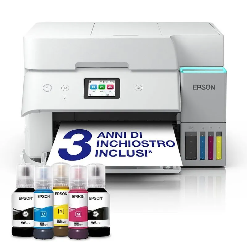 Epson Stampante Inkjet Multifunzione A4 EcoTank Et-4956 - immagine 1
