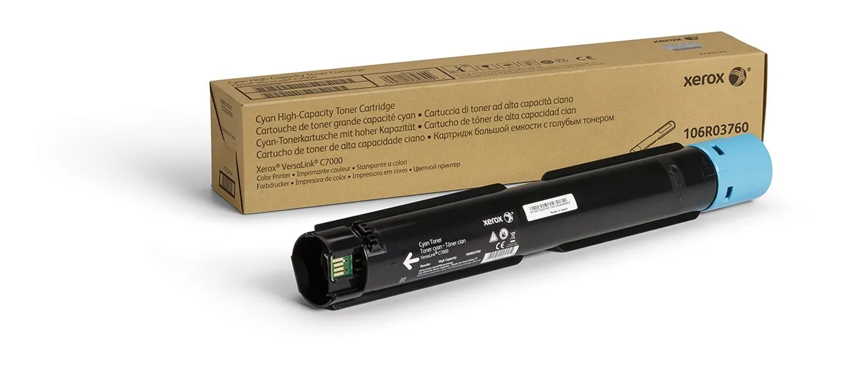 ORIGINALE Xerox toner ciano 106R03760 VersaLink C7000 10100 pagine - immagine 1