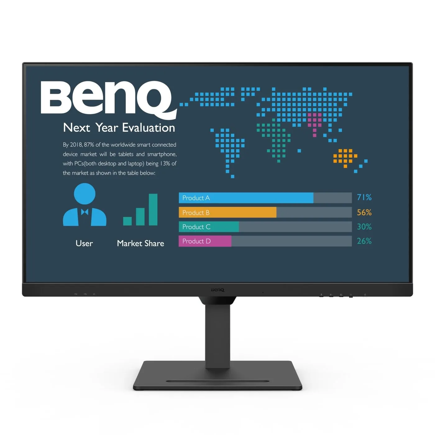 Mon 32Ips Hdmi Dp Usb C 2K 2560 Mm Benq Bl3290Qt Reg Alt. Pivot - immagine 1