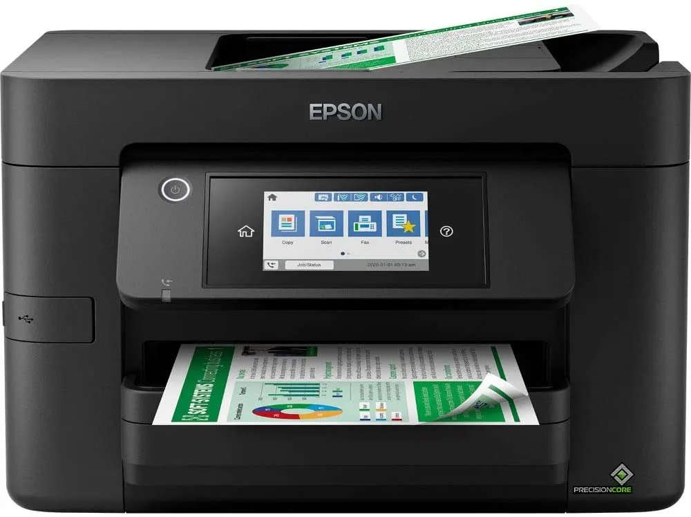 Epson Multifunzione Ink A4 Colore, WF-4820dwf, 12ppm 4800x2400dpi, Fronte/Retro, USB/LAN/Wifi, 4 In 1 C11cj06403 - immagine 1