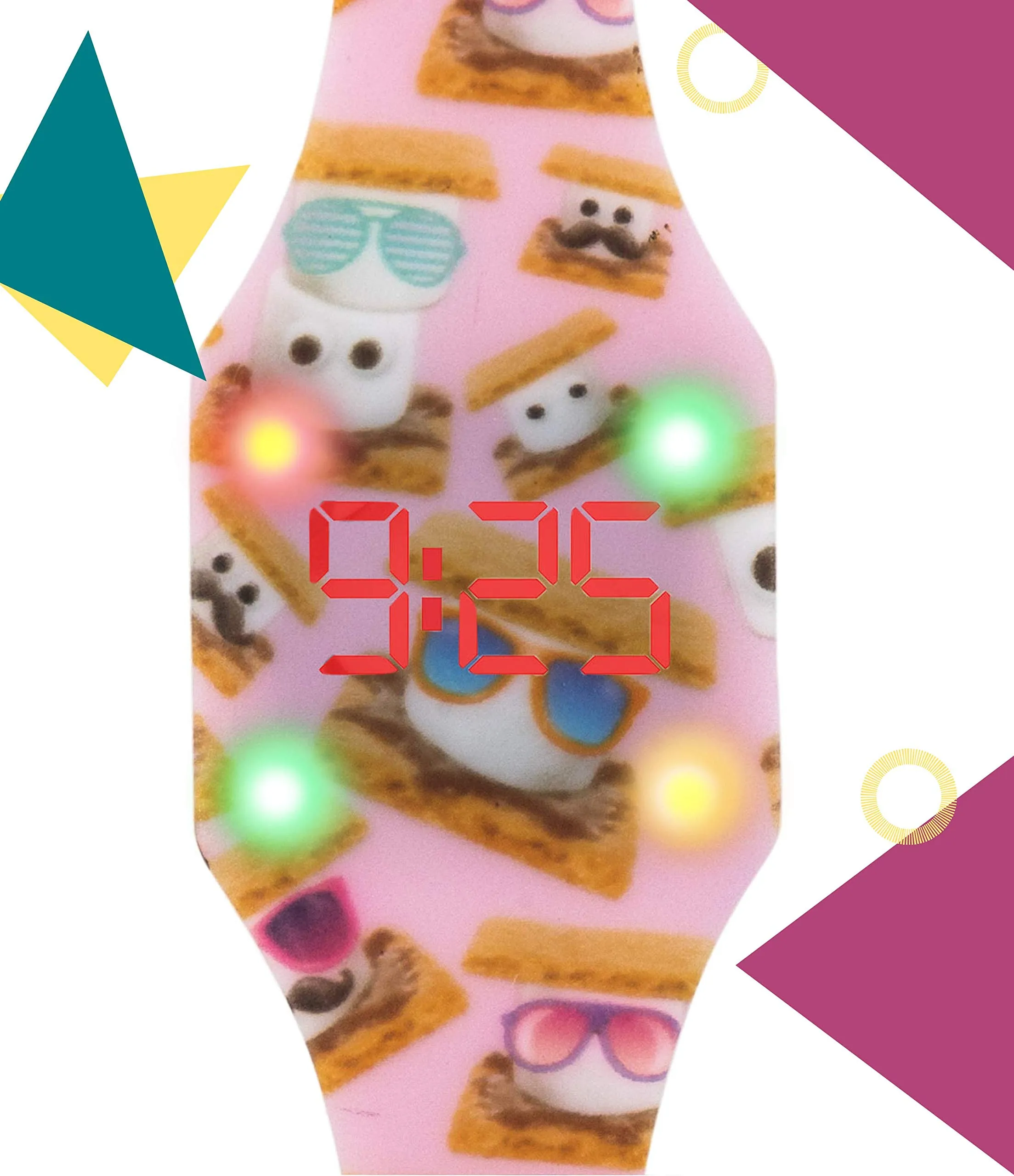 Kiddus Orologio LED Digitale per Bambini: Orologio da Polso in Silicone Morbido per Bambini e Bambine, Batteria Giapponese Sostituibile a Lunga Durata, Leggero - immagine 5