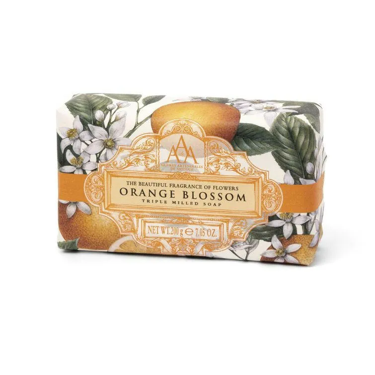 Aromas Artesanales De Antigua Orange Blossom Sapone 200gr - immagine 1