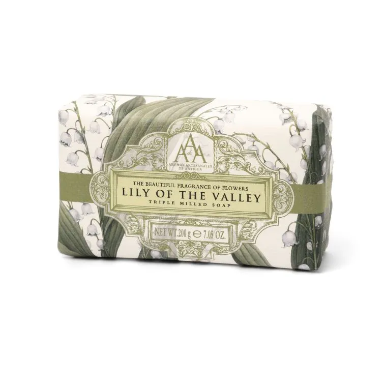 Aromas Artesanales De Antigua Lily Of The Valley Sapone 200gr - immagine 1