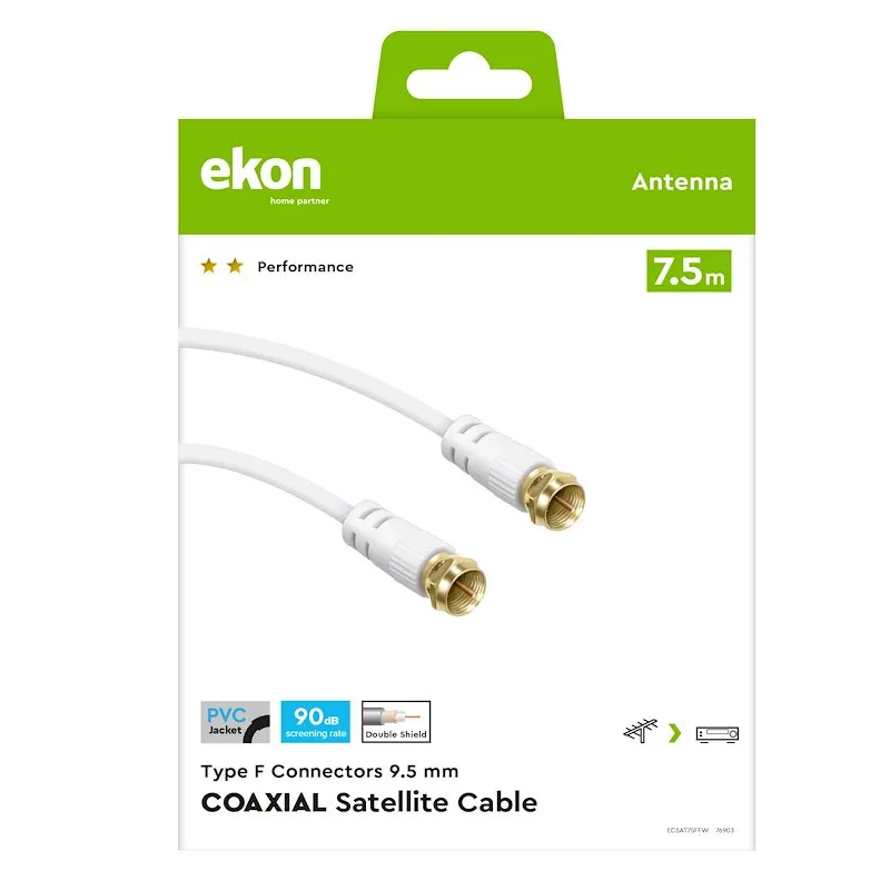 Sbs Spa Cavo satellite Ecsat75ffw - immagine 1