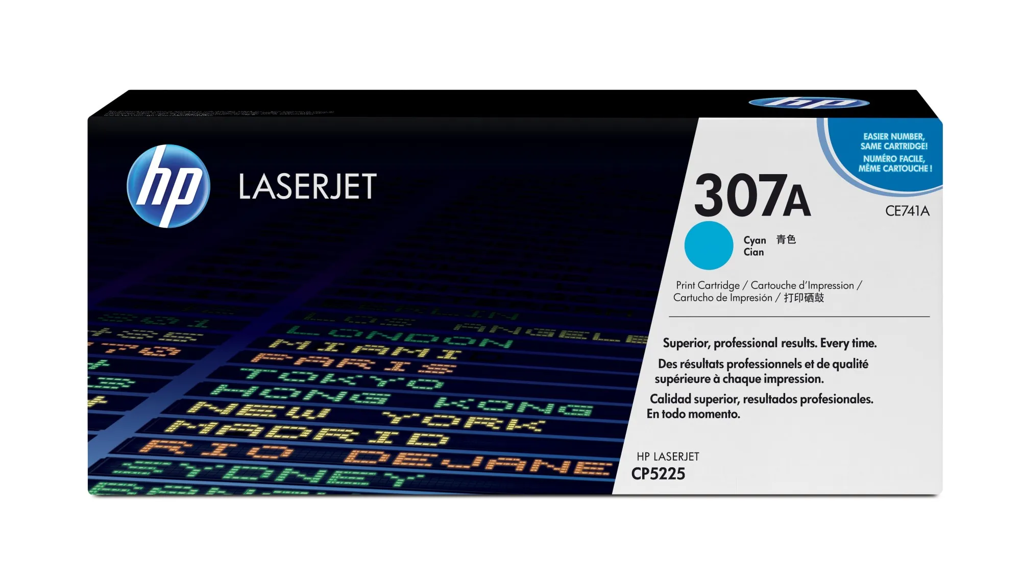 Hp Toner Laserjet Ciano Ce741A - immagine 1