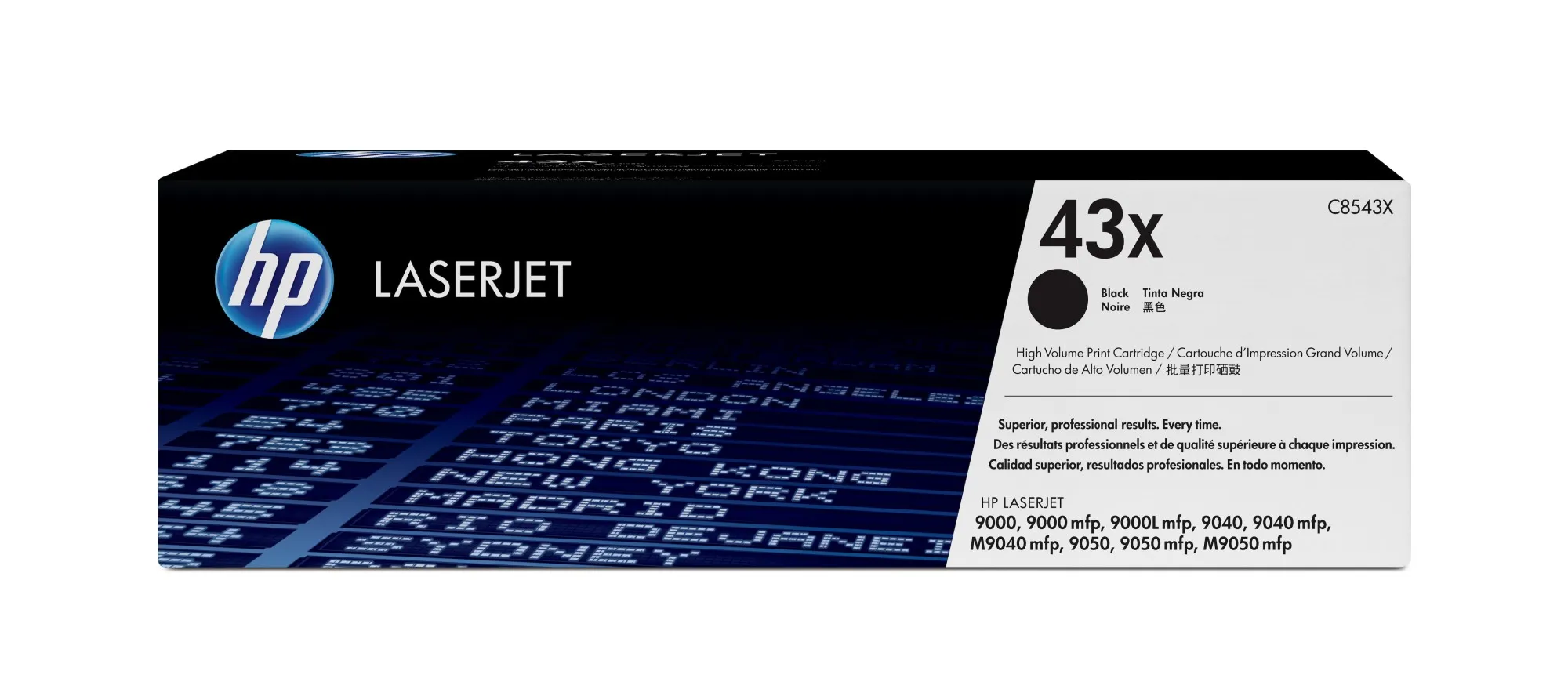 ORIGINALE HP toner nero C8543X 43X 30000 pagine - immagine 1
