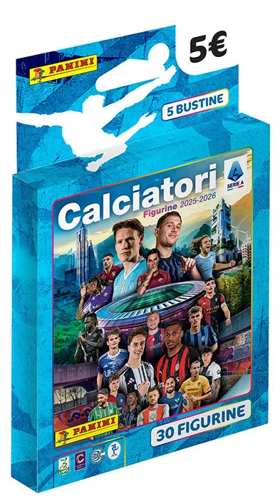 PANINI Stickers Ecoblister 5 Buste Calciatori 2025-2026 - immagine 1