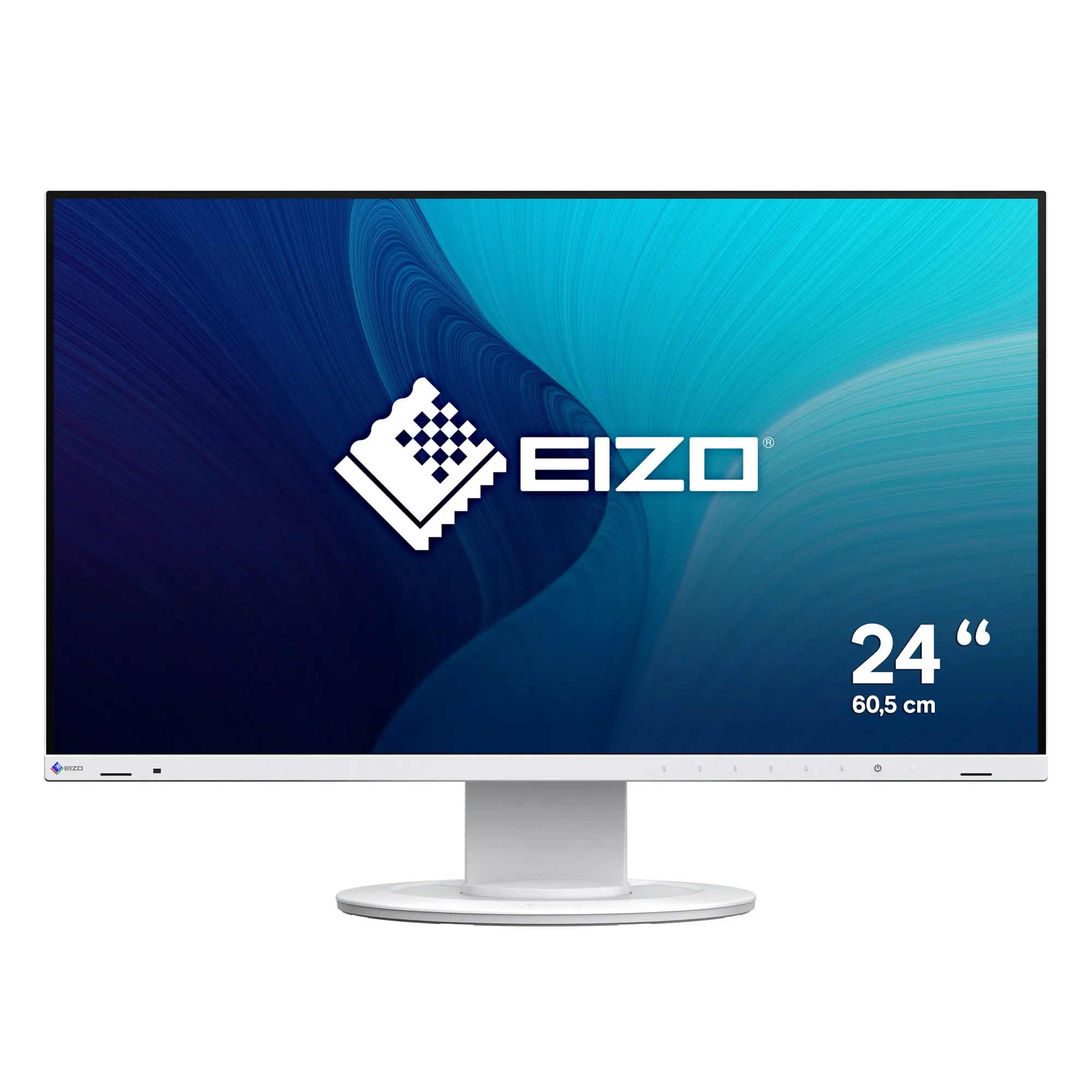 Eizo Monitor 238 Led Ips 16:9 Fhd 5Ms 350 Cdm Pivot Hub Usb Dp/Hdmi Flexscan Ev2400R-Wt Bianco Gar 7 Anni - immagine 1