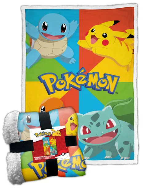 Db-line Coperta Sherpa Pokemon Multicolor Apor0210 - immagine 1