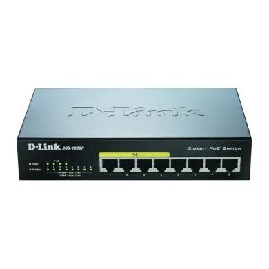 D-Link Switch 8 Porte Gigabit 10/100/1000 Di Cui 4 POE DGS-1008p - immagine 1