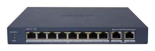 Hikvision Switch Smart Managed POE 10/100 8 POE Ports DS-3e1310p-EI/M - immagine 1