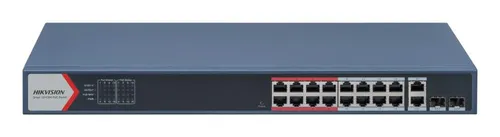 Hikvision Switch Smart Managed POE 10/100 + Uplink Gigabit Combo DS-3e1318p-EI - immagine 1
