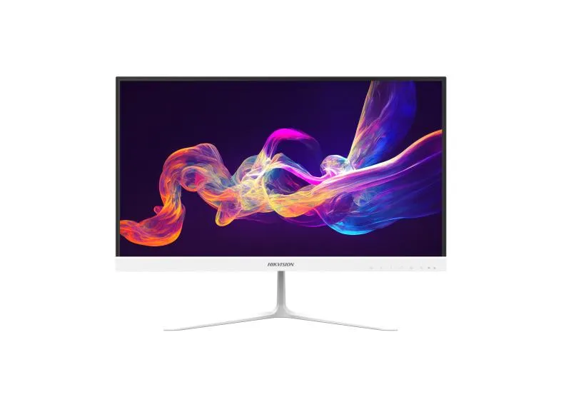 Hikvision Monitor 21,5 LED Ips FHD 100hz 250 Cdm, VGA/Hdmi, Bianco, 317500731 317500731 - immagine 1