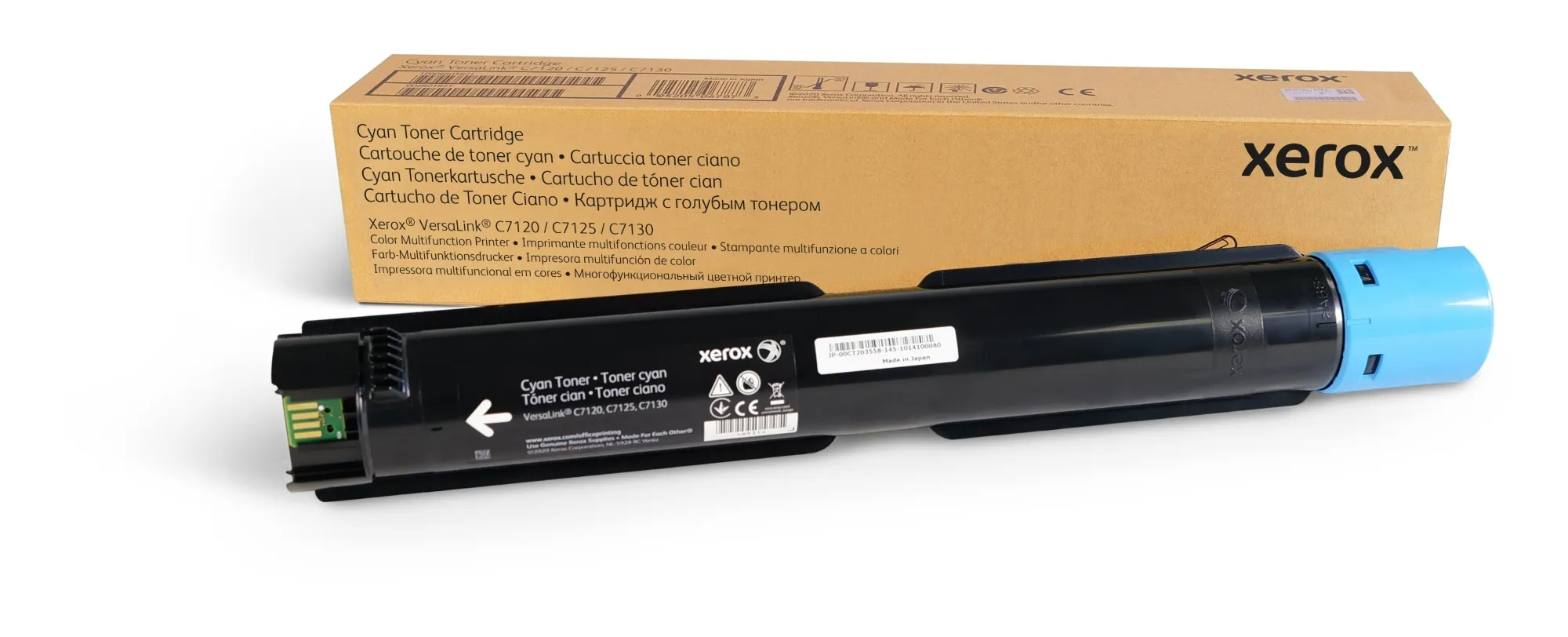 ORIGINALE Xerox toner ciano 006R01825 C7120/7125/7130 18500 pagine - immagine 1