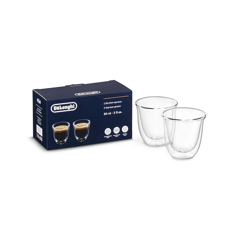 De'Longhi Bicchieri Espresso in Vetro 2Pz Set Dlsc310 - immagine 1