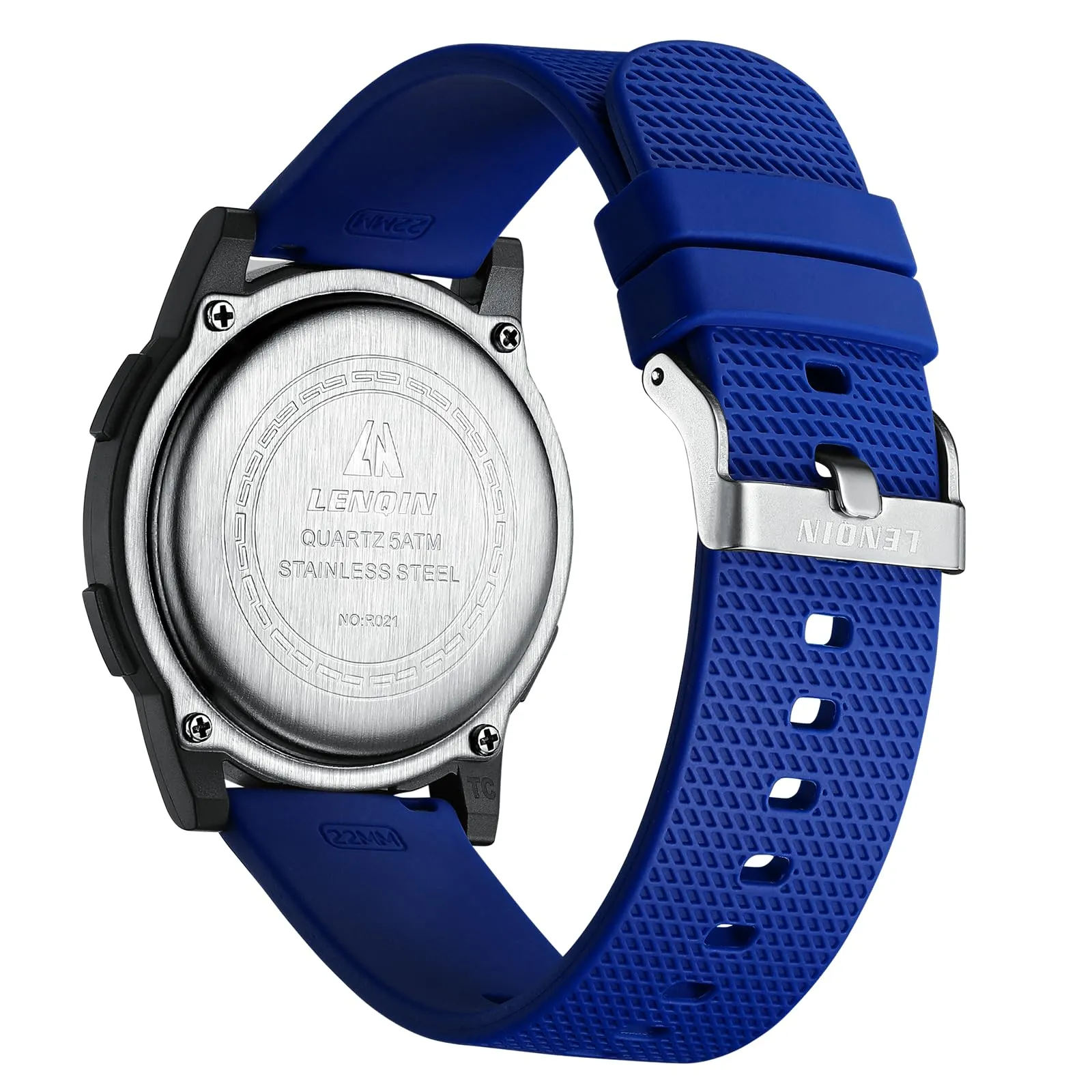 HANPOSH Orologio Digitale Uomo Sottile Impermeabile LED - immagine 2