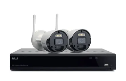 Isiwi Kit Wireless Connect S2 ISW-K1n8bf2mp-2 Gen1 Nvr 8 Canali + 2 Telecamere Ip 1080p 2mpx Wireles ISW-K1n8bf2mp-2 Gen1 - immagine 1