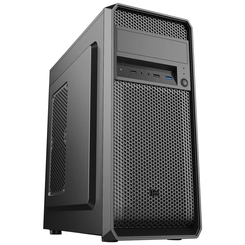 Itek Case Prime Dark - Middle Tower, Atx, 500w, Usb3.0, 12cm Fan Itocpr10d - immagine 1