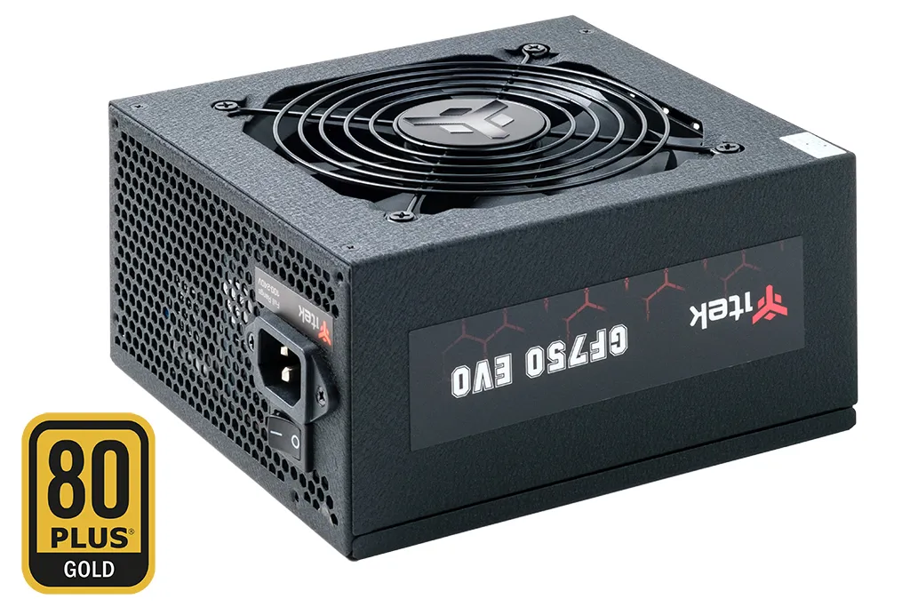 Itek Alimentatore Gf750 Evo - 750w, 80plus Gold, Ventola Fdb 12cm, Modulare Itpsegf750 - immagine 1