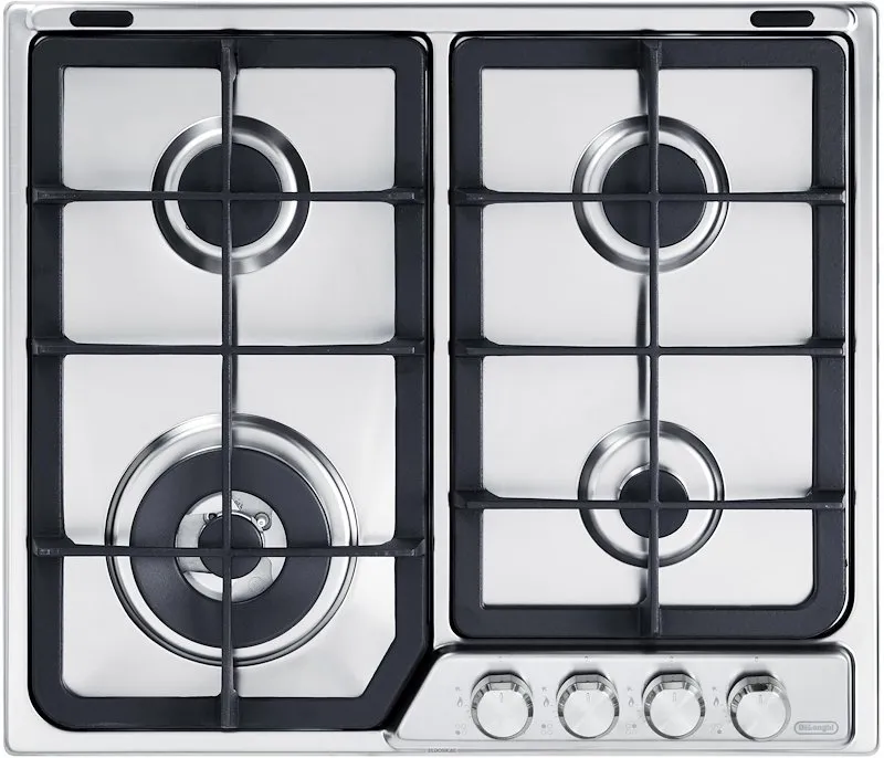 De'Longhi Piano Cottura Gas da Incasso Pfi 46 Gh Inox - immagine 1
