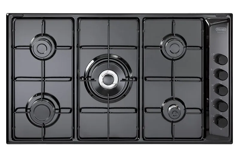 De'Longhi Piano Cottura a gas Fln 59 Dd Nero smaltato - immagine 1