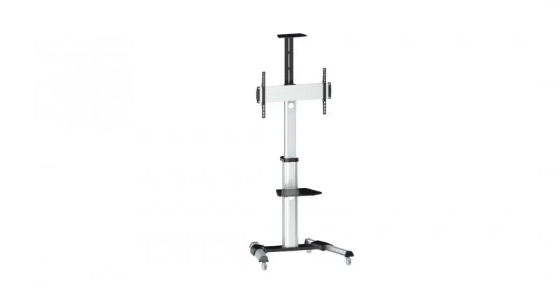Staffa Tv/Monitor 37/70 Da Terra Max50Kg Ruota 90 Carrello Ruote - immagine 1