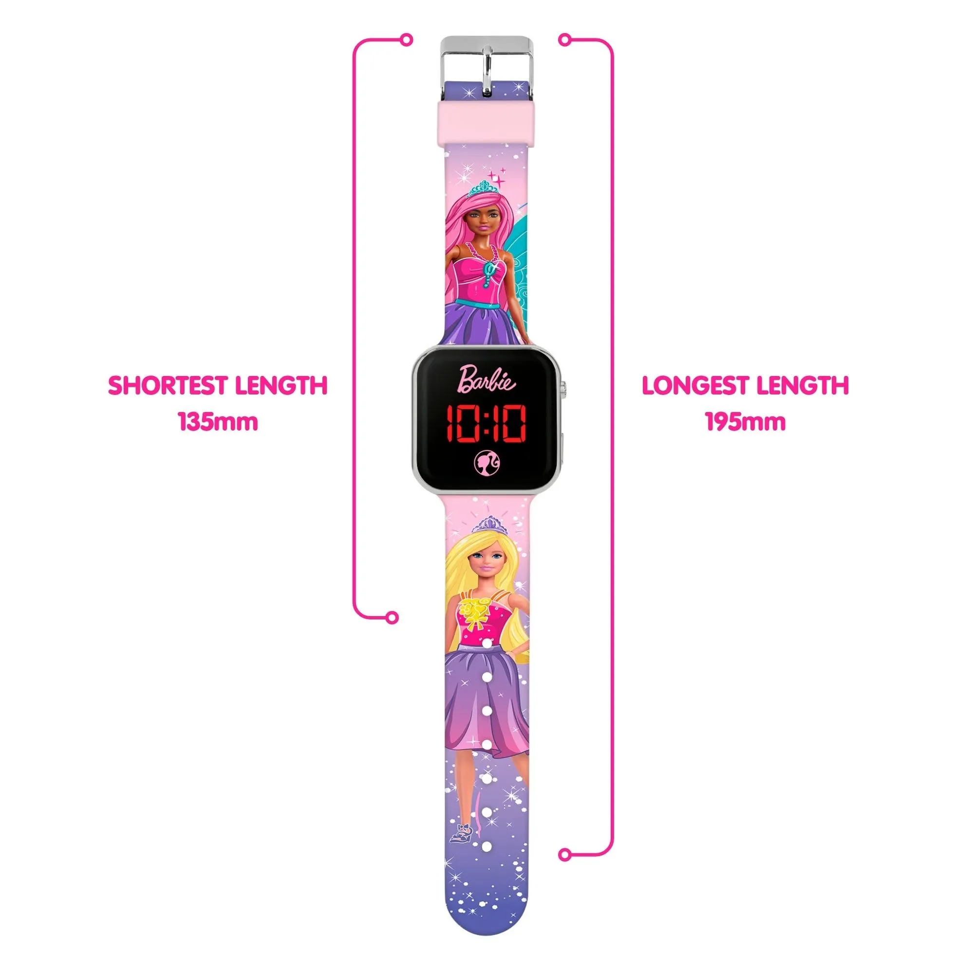 Peers Hardy Barbie BDT4144ARG - Orologio a LED con cinturino multicolore - immagine 4