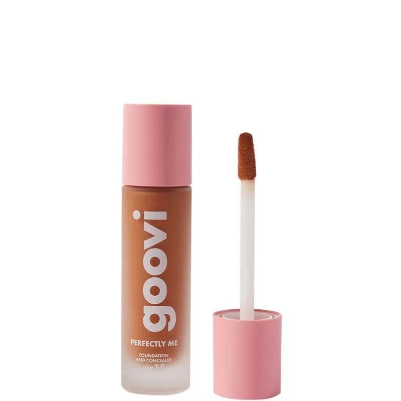 Goovi Goovi Foundation and Concealer SPF 15 - Perfectly Me - N. 18 CARAMEL DEEP - WARM - immagine 1
