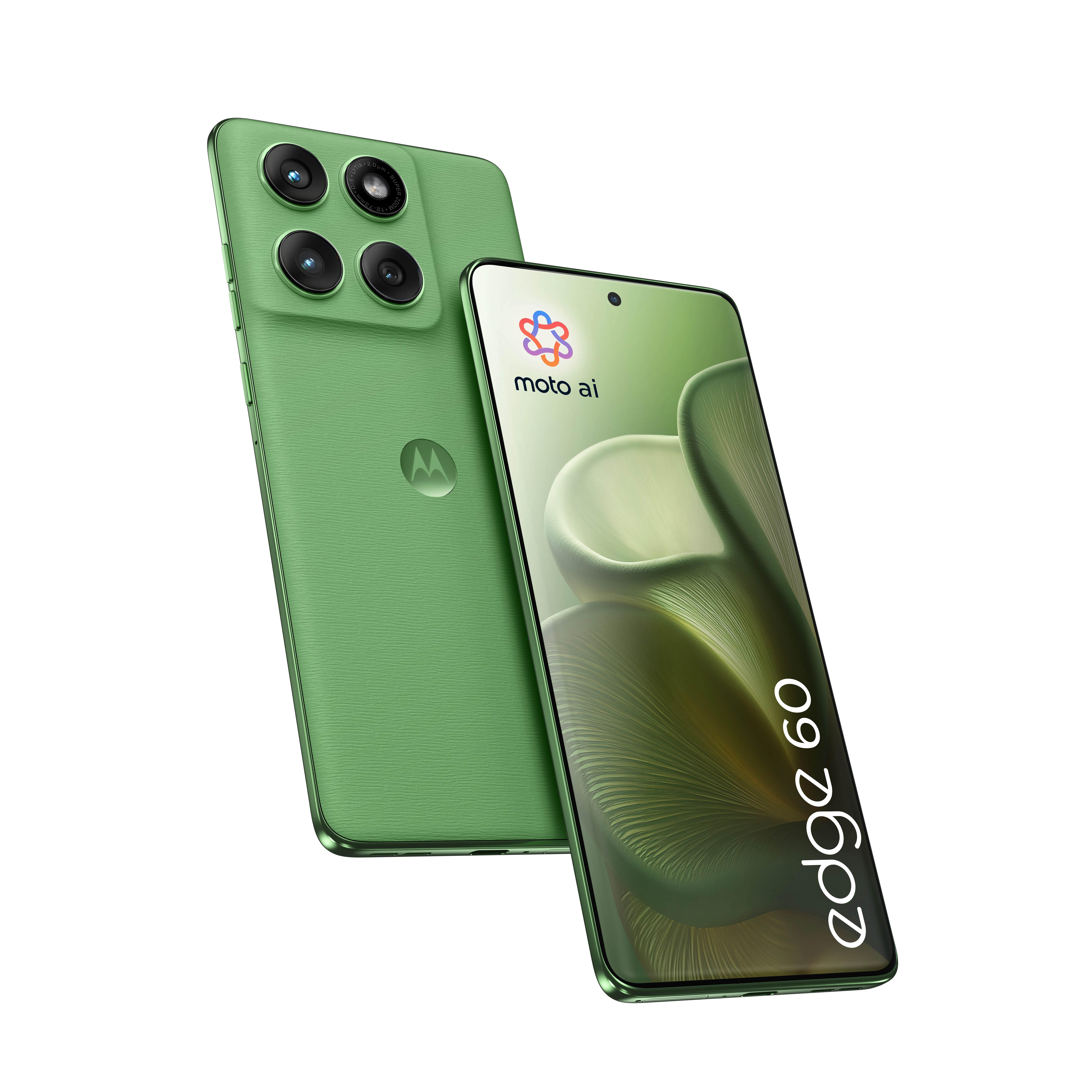 Motorola edge 60 169 cm (6.67) Doppia SIM Android 15 5G USB tipo-C 12 GB 512 GB 5200 mAh Verde - immagine 1