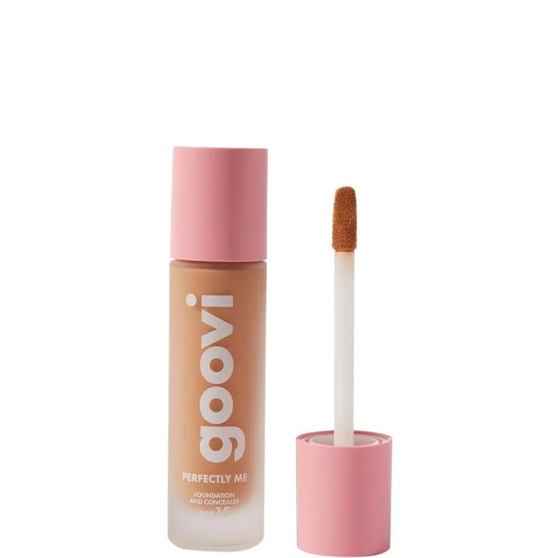 Goovi Goovi Foundation and Concealer SPF 15 - Perfectly Me - N. 13 BRONZE TAN - WARM - immagine 1