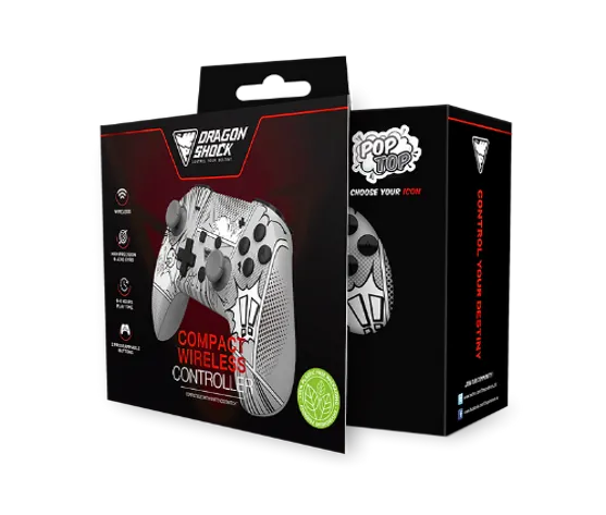 Dragon Shock Wireless Controller per Switch Poptop Compact manga - immagine 1
