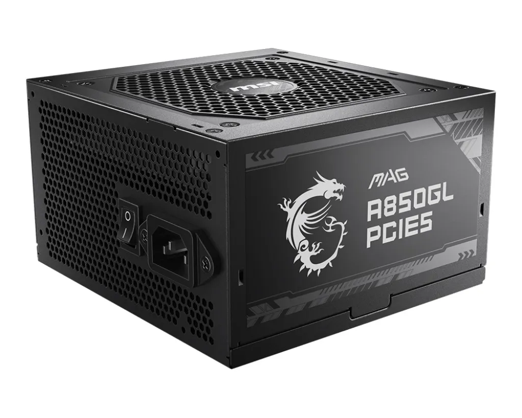 Msi Alimentatore Mag A850gl Pcie5, Eu, 850w, Fully-Modular, 80 Plus Gold 306-7zp8a11-CE0 - immagine 1