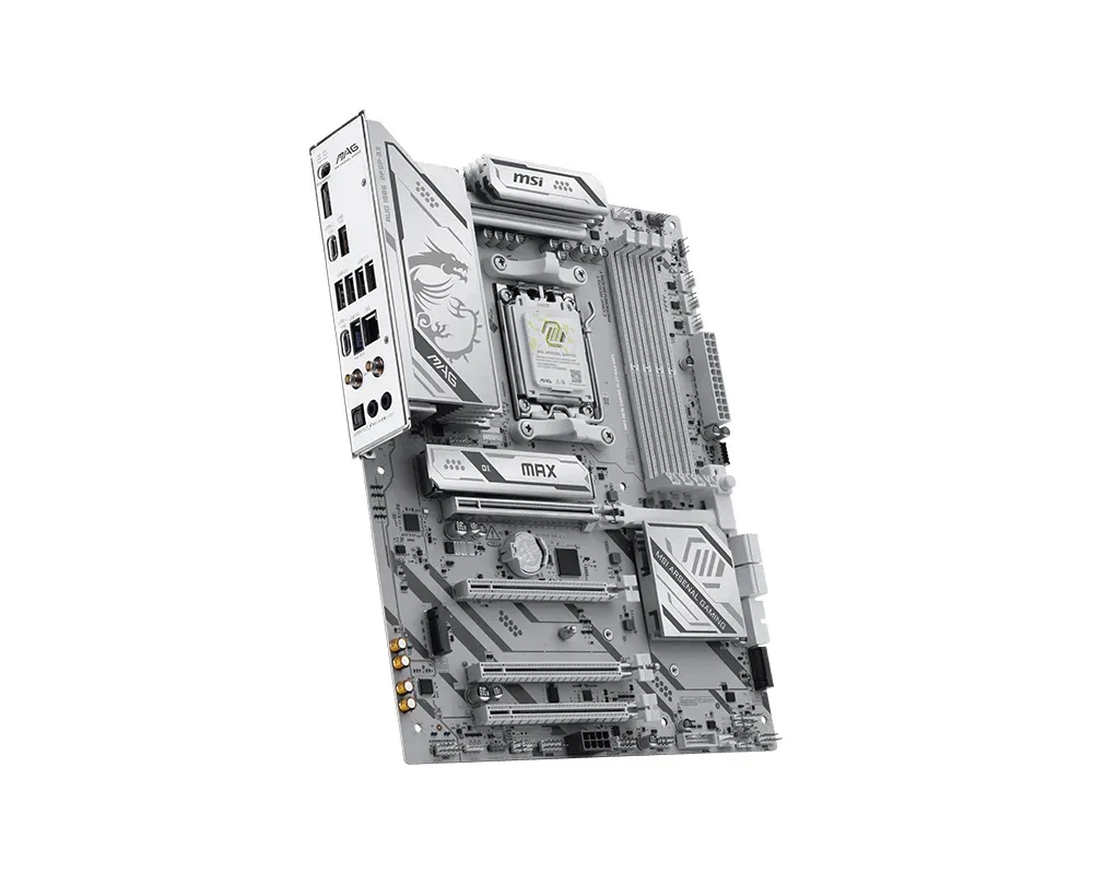 Msi Mb Amd B850, Mag B850 Gaming Plus Max Wifi,B850,AM5,4ddr5,4pci-Ex16,3M.2,4sata3,3usb10g,6usb5g,8usb2.0 B850 Wifi - immagine 1