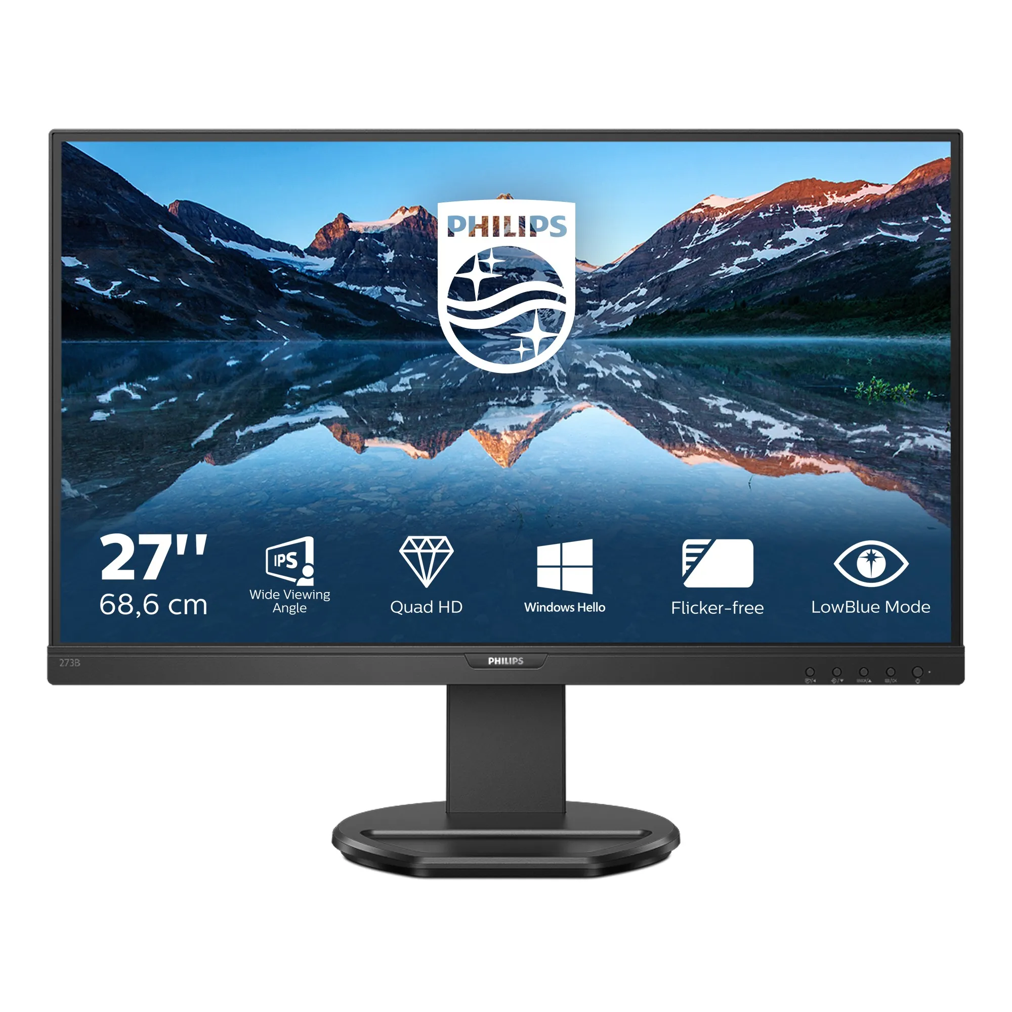 Philips Monitor 27 Led Ips 16:9 2560 X 1440 350 Cdm Usb-C Pivot Dp/Hdmi Multimediale Scatola Aperta - immagine 1