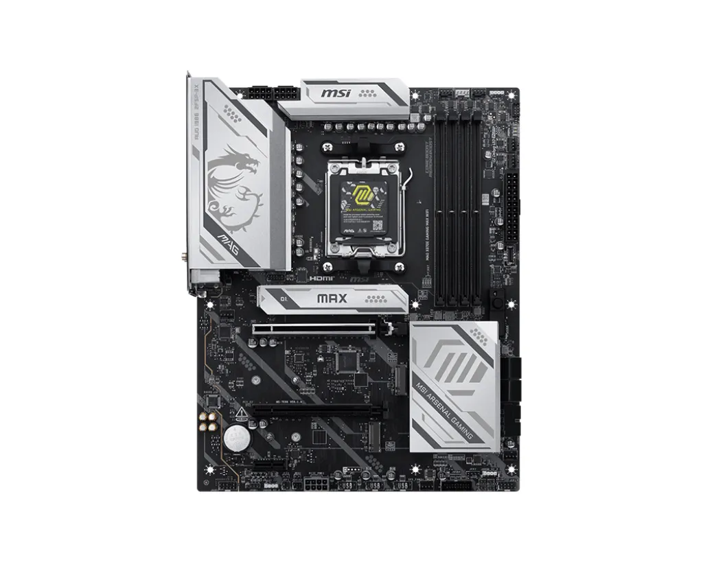 Msi Mb Amd X870, Mag X870e Gaming Max Wifi,X870e,AM5,4ddr5,1pci-Ex16,1pci-EX4,1pci-EX1,3M.2,4sata3,1 X870e Wifi - immagine 1