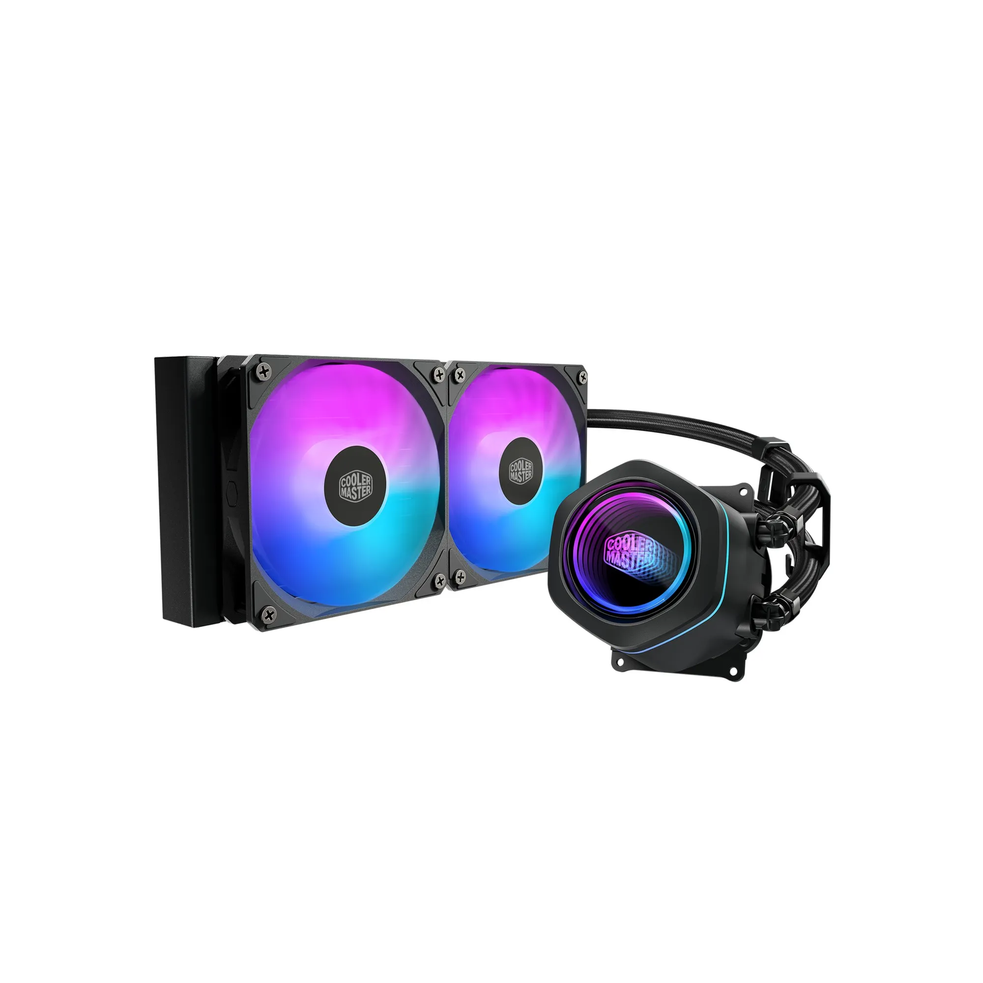 Cooler Master Dissipatore A Liquido Core Nex 240 Intel Amd 2 Ventole X 120mm Argb Garanzia 5 An MLX-D24m-A18pa-R1 - immagine 1