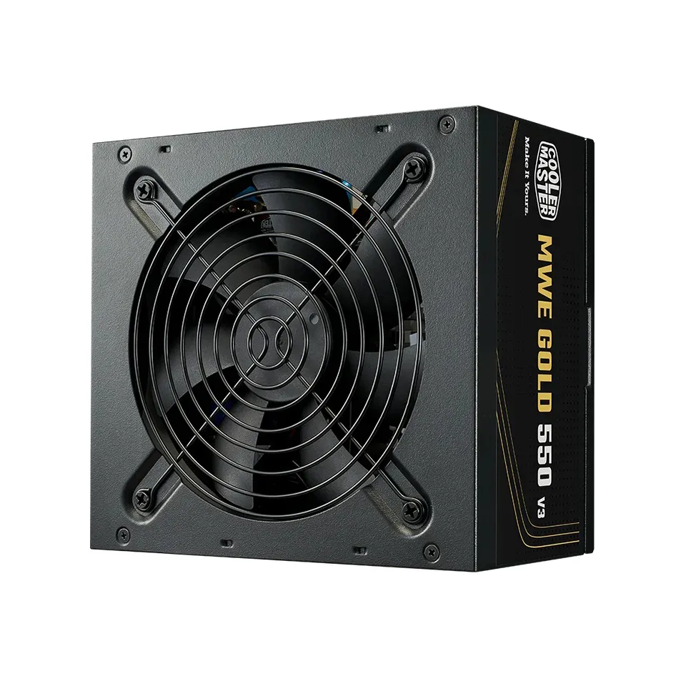 Cooler Master Alimentatore Mwe Gold 850 V3, Uk, 850w 80+Gold Non Modulare Atx 3.1 Ventola 120mm, Gar MPE-8506-Acag-BUK - immagine 1