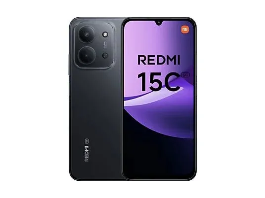 Xiaomi Smartphone Redmi 15C 4+256gb 6.9 4G Midnight Black Ds Mzbolioeu - immagine 1