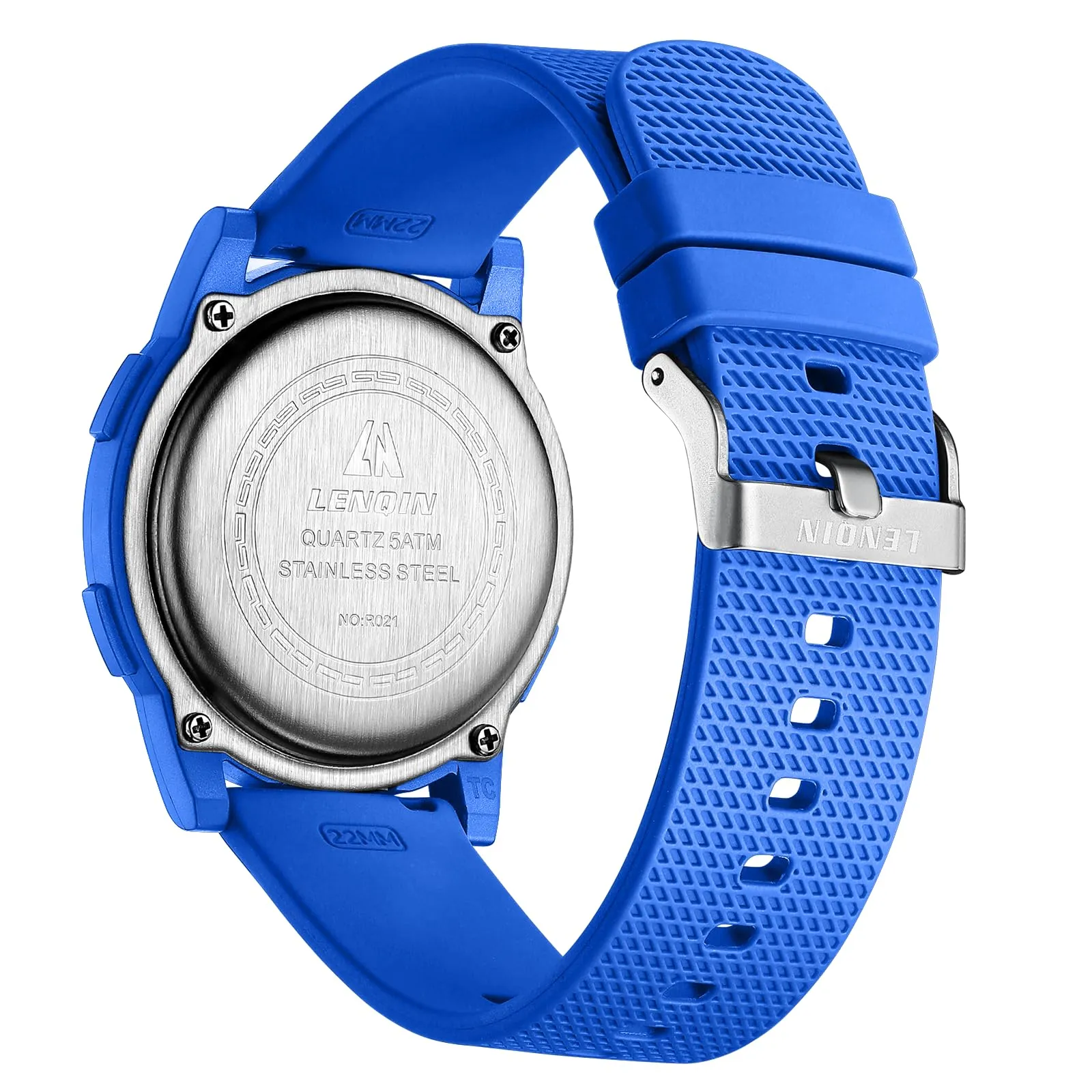 HANPOSH Orologio Digitale Uomo Sottile Impermeabile LED - immagine 2